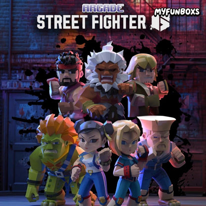 Mighty Jaxx Street Fighter Arcade Pixel Series Figure Blind Box