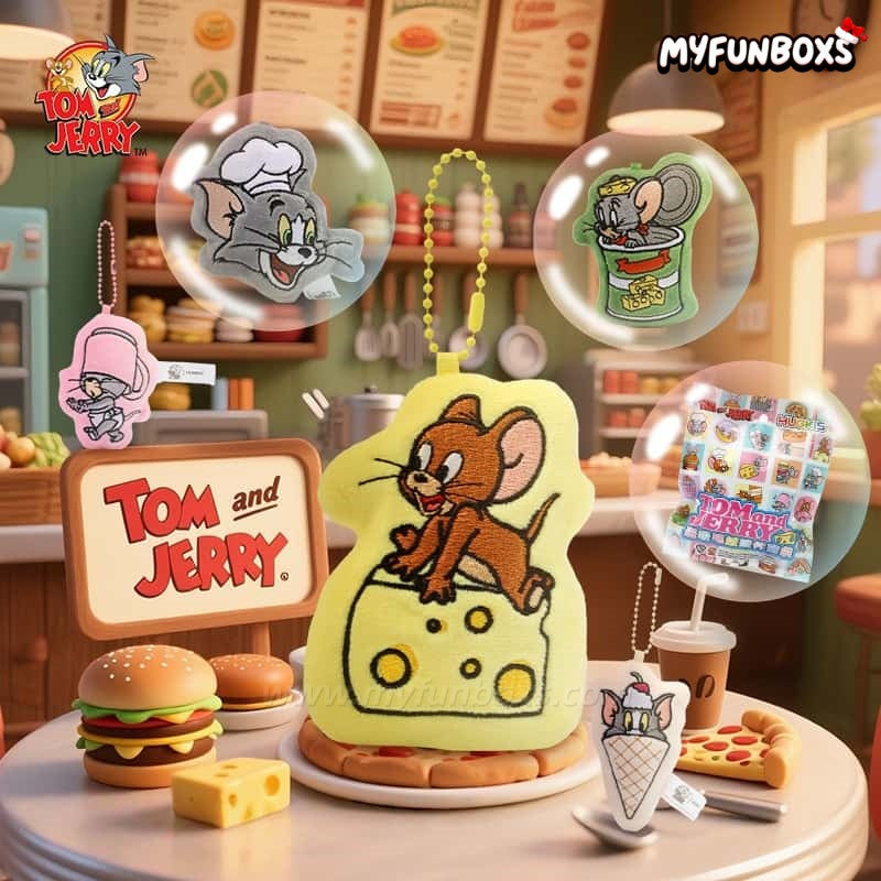 Tom and Jerry Food House Series Plush Fridge Magnet Blind Bag
