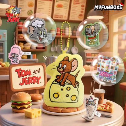 Tom and Jerry Food House Series Plush Fridge Magnet Blind Bag
