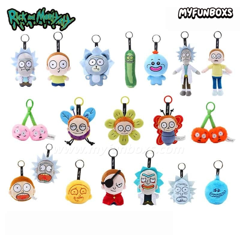 Rick and Morty plush keychain
