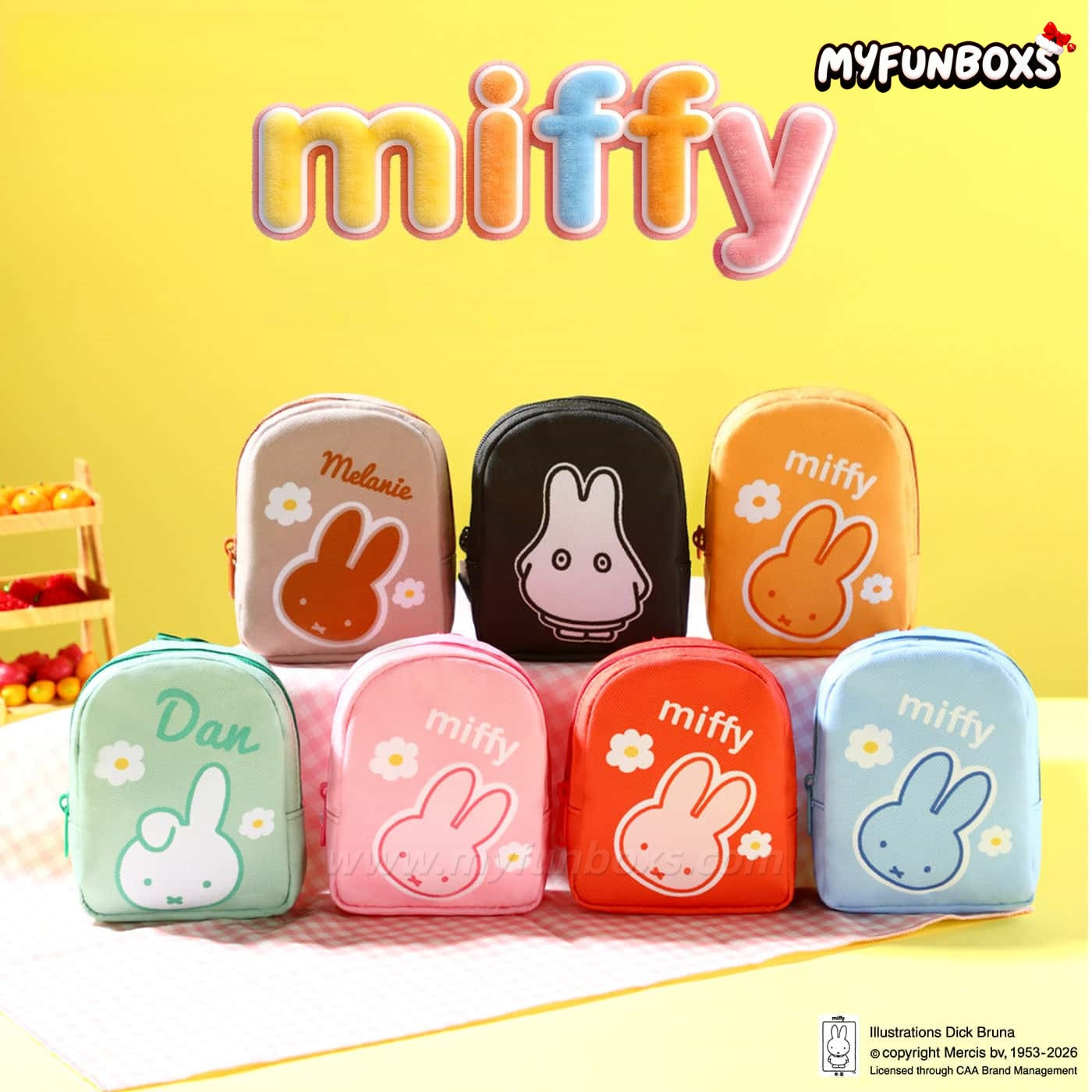 Miffy Mini Bag Series Plush Keychain Blind Box