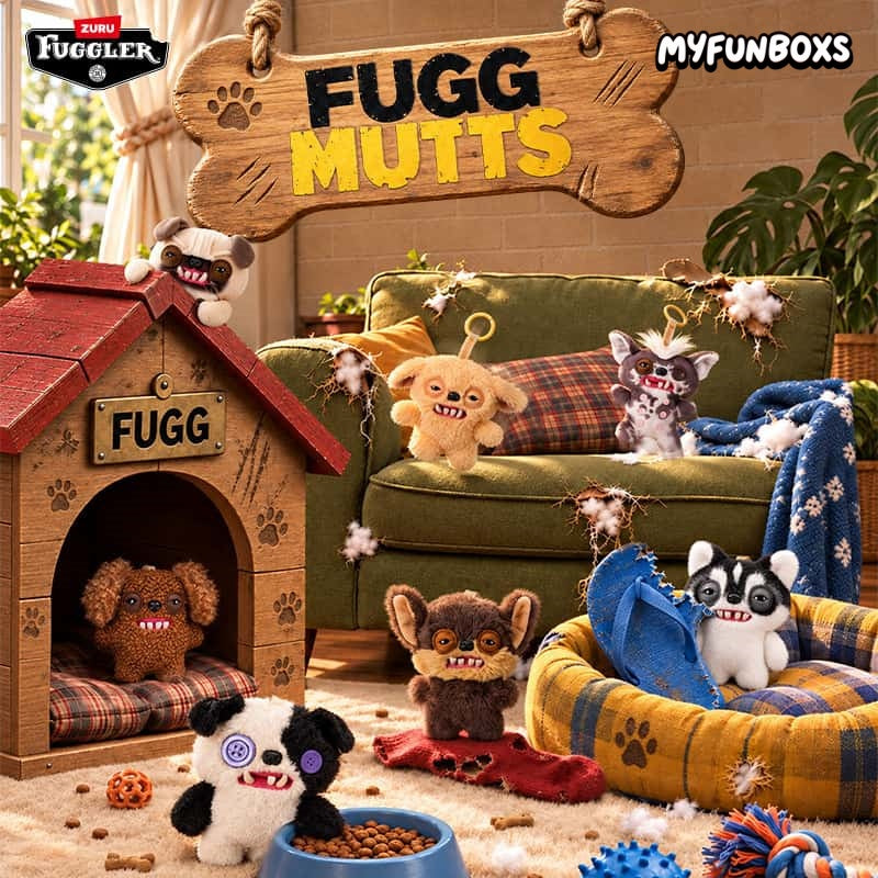 Fuggler Fugg Mutts Series plush keychain blind box