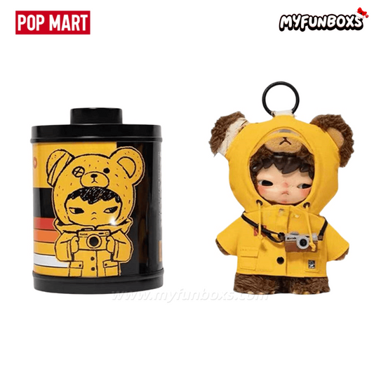 POP MART Hirono × Kodak Little Bear Vinyl Plush Pendant, Korea Exclusive (PRE-ORDER)