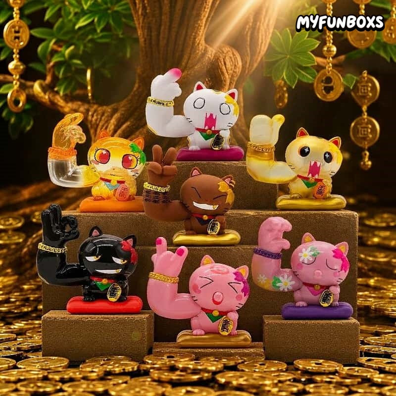ZCWO Hands Up! Meow! Fortune Cat Series figure  blind box