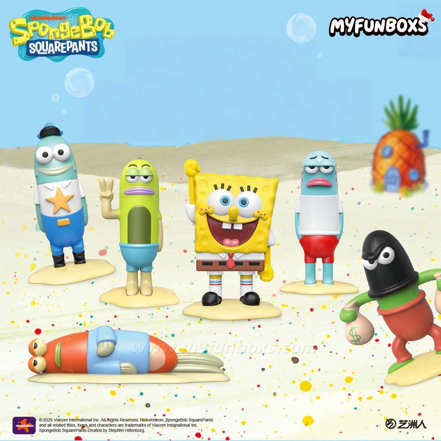 SpongeBob SquarePants Fishy Drama Series Figure Blind Box