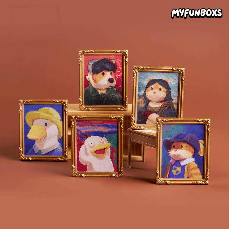 Famous Paintings Series Refrigerator Magnet Blind Box
