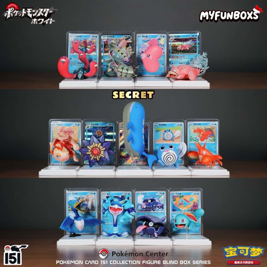 PTCG Pokemon Card Illustration Figure Collection (151) Blind Box