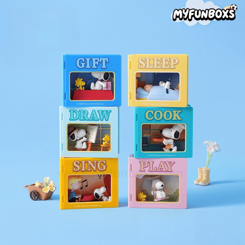 Snoopy Baking Series plush fridge magnet blind box