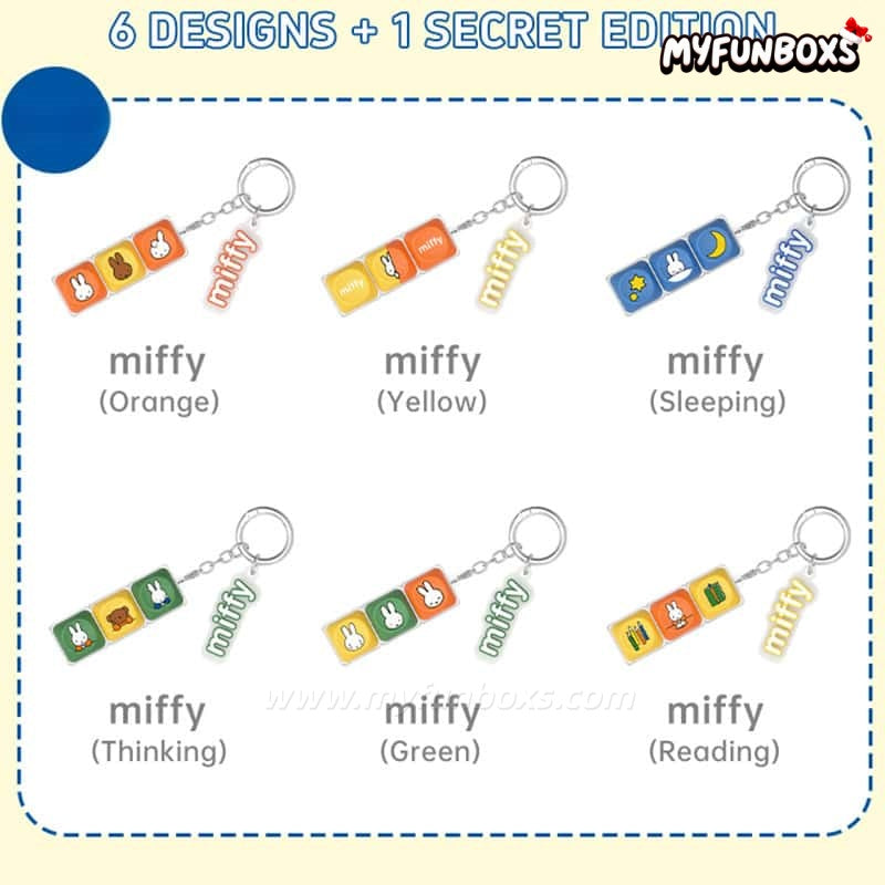 Miffy Pressable Keycap Keychain Blind Box(PRE-ORDER)