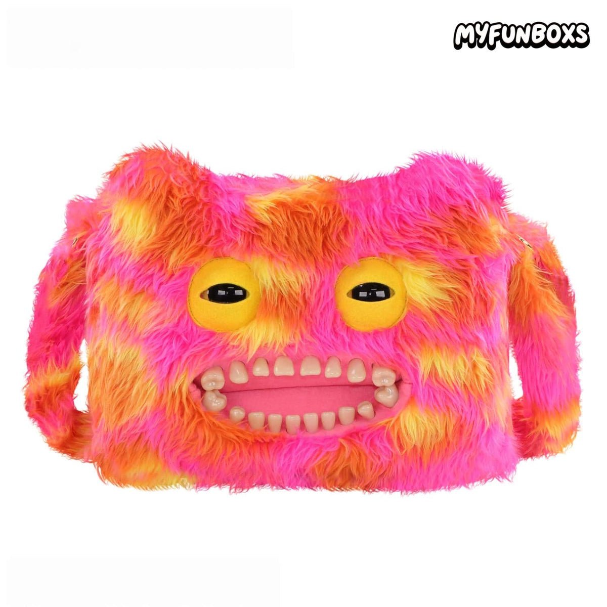 Big Head Plush Crossbody Bag – Large Capacity