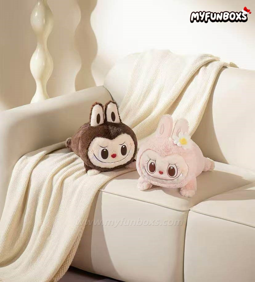 The Momsters Classic Series-Labubu Sweet Sleep Lying Plush Doll