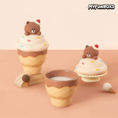 LINE FRIENDS Brown Dessert Party Series Scented Candle