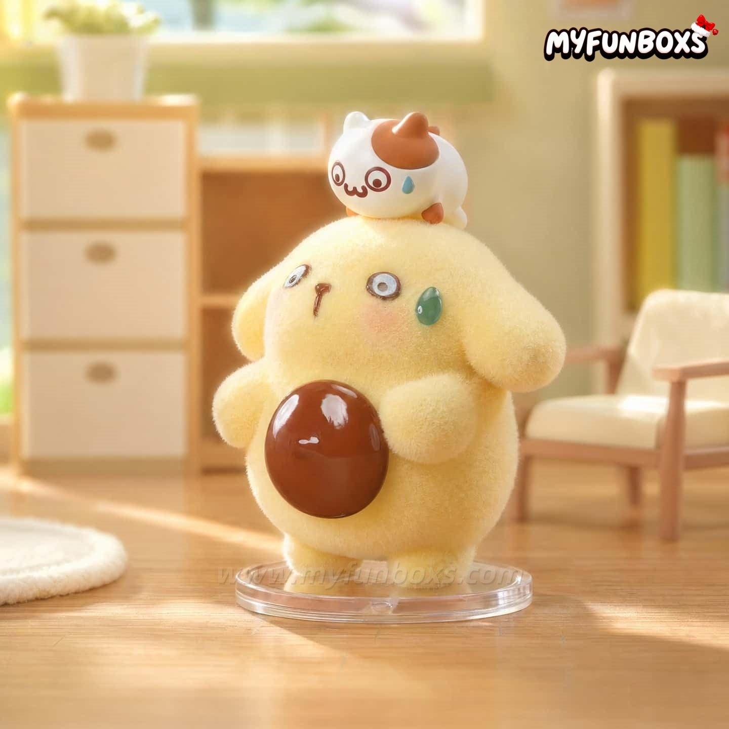 SANRI0 Pompompurin Floofy Daily Series Figure Blind Box