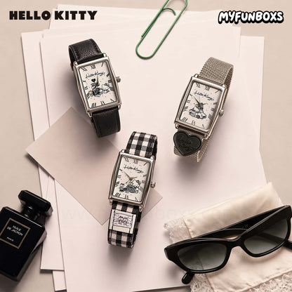 Hello Kitty Checkered Time Series Wrist Watch Blind Box