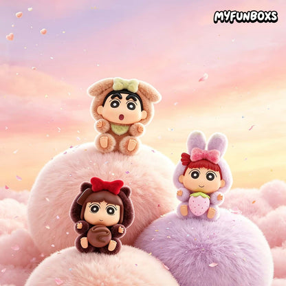 Crayon Shin-chan Kasukabe Party Plush Charm Blind Box