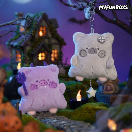 LuLu the Piggy Horror Story – Shape-Shifting Little Ghost Plush Keychain Blind Box (PRE-ORDER)