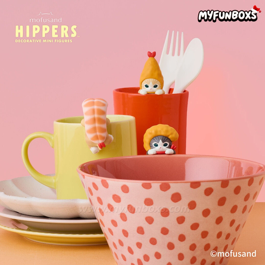 Sonny Angel × Mofusand Shrimp Meow Series Hippers Decorative Mini Figures Blind Box