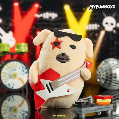 Nudaeng Rock Musician plush keychain