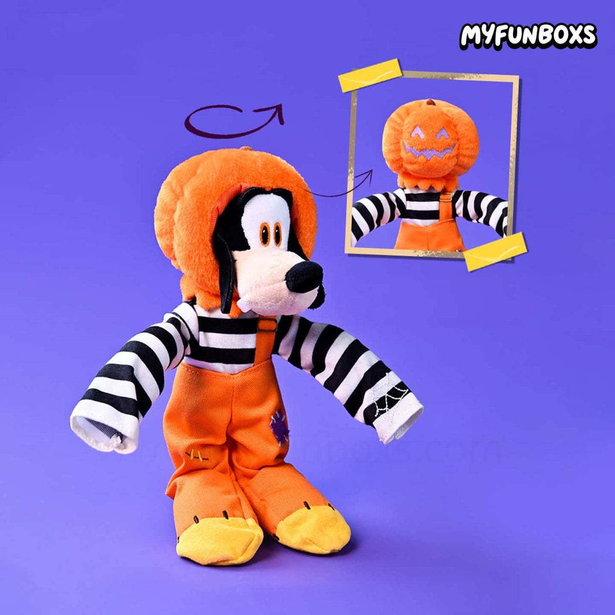 DSN Goofy Halloween Costume Party Series Plush Keychain