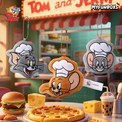 Tom and Jerry Food House Series Plush Fridge Magnet Blind Bag