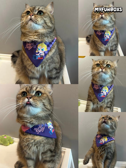 POP MART BABY MOLLY Pet Bandana – Cute Cat & Dog Scarf