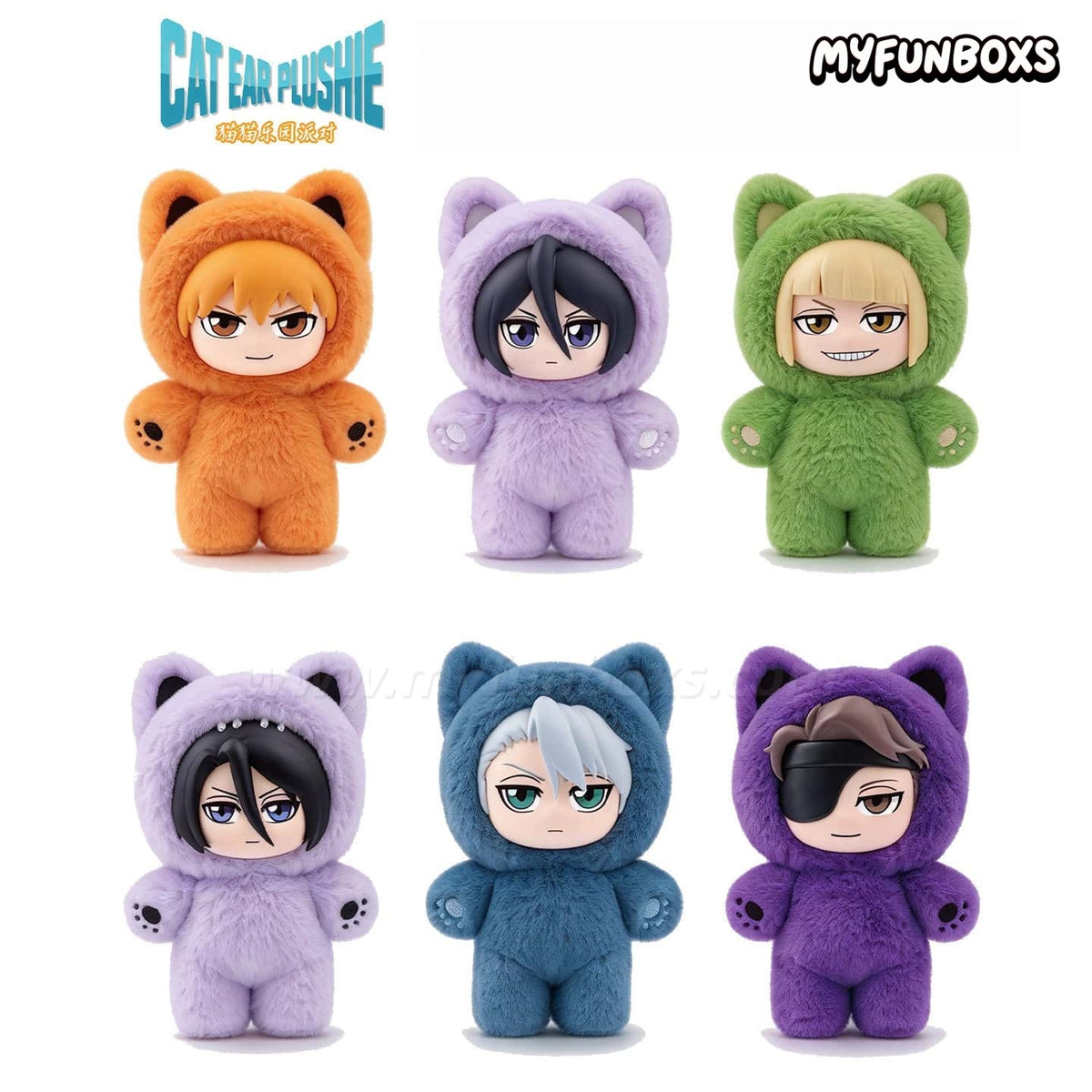 BLEACH Thousand Year Blood War Cat Ear Party Series Plush Blind Box (PRE-ORDER)