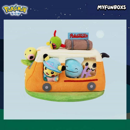 Pokémon Road Trip Series Vol.2 Diorama Plush Set – Mimikyu & Wooper