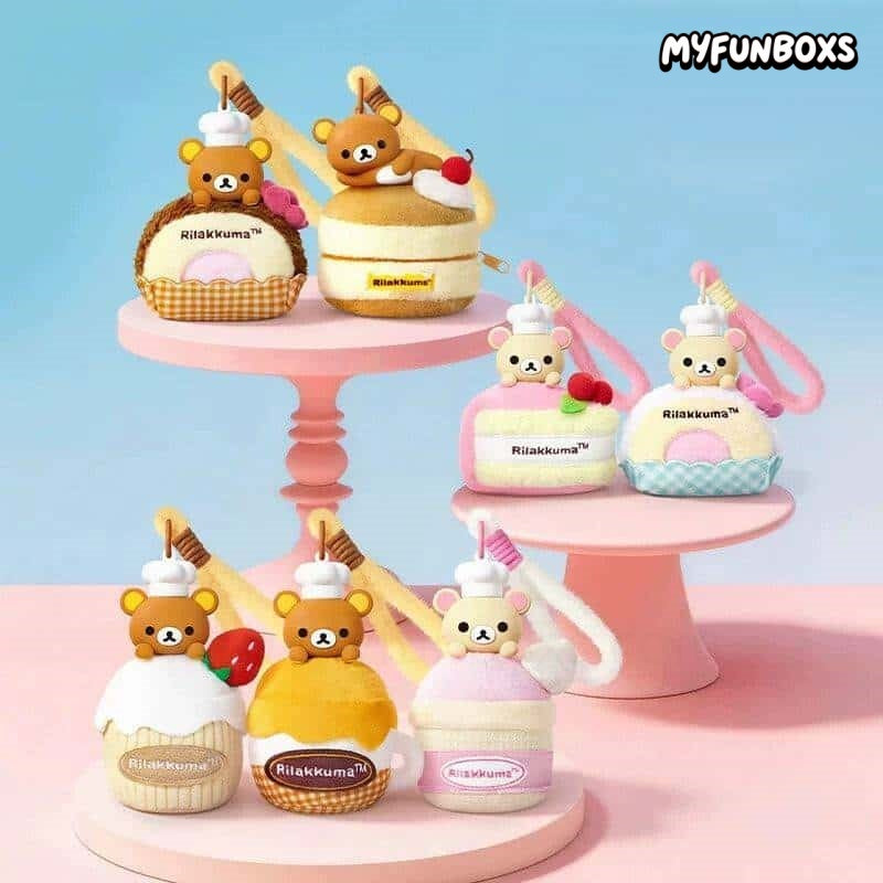 Rilakkuma Coffee House Plush Keychain Blind Box(PRE-ORDER)