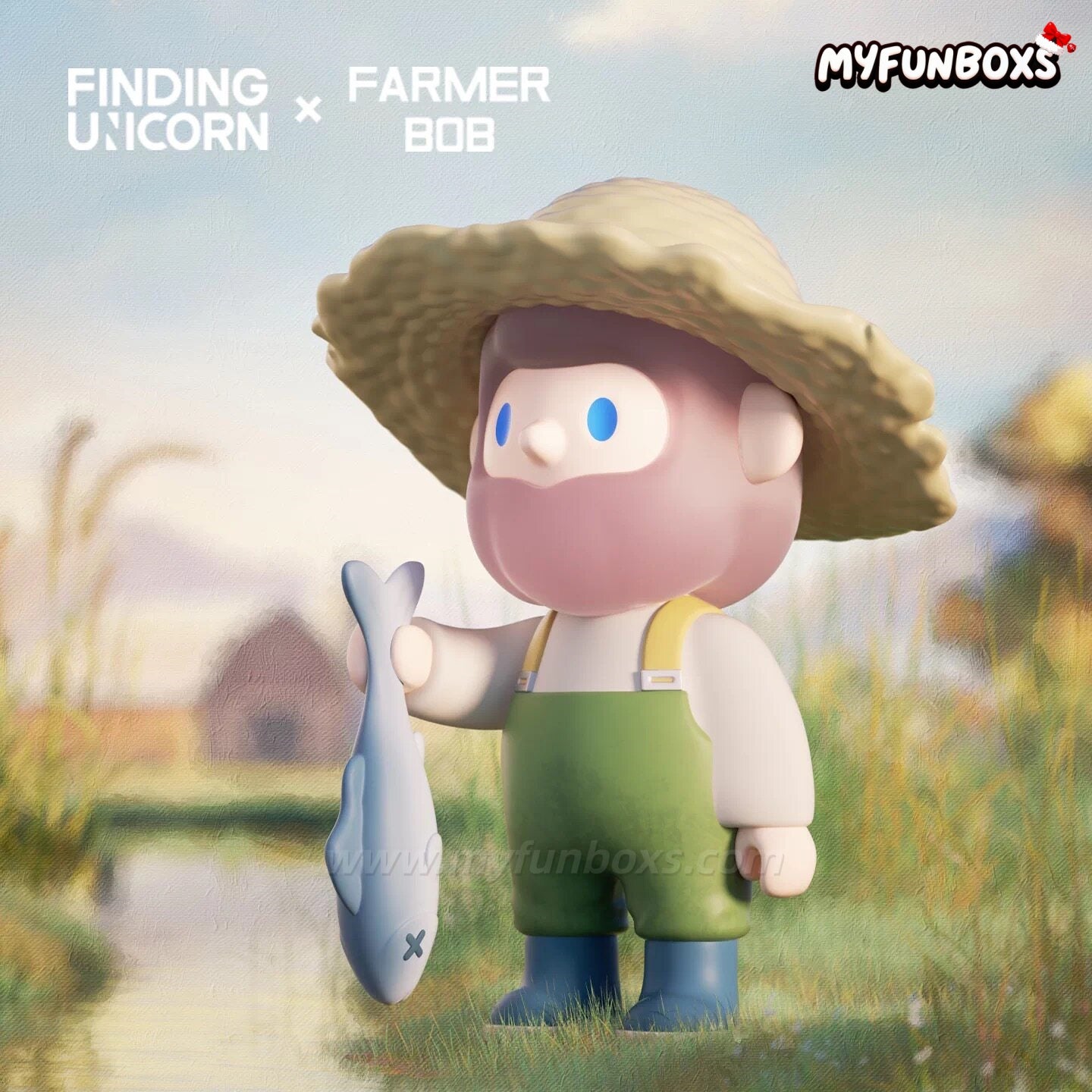 FINDING UNICORN FARMER BOB On The Farm Series Figure Blind Box
