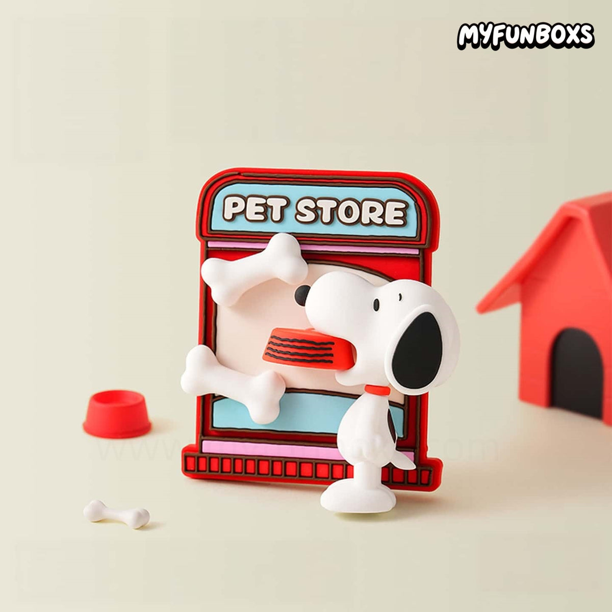 Snoopy Window Story Series Fridge Magnet Blind Box