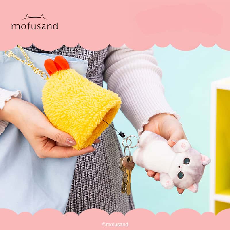 Mofusand Shark Cat Series Plush Pendant