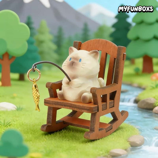 FOFO Animal Rocking Chair Fishing Series Figure Blind Box