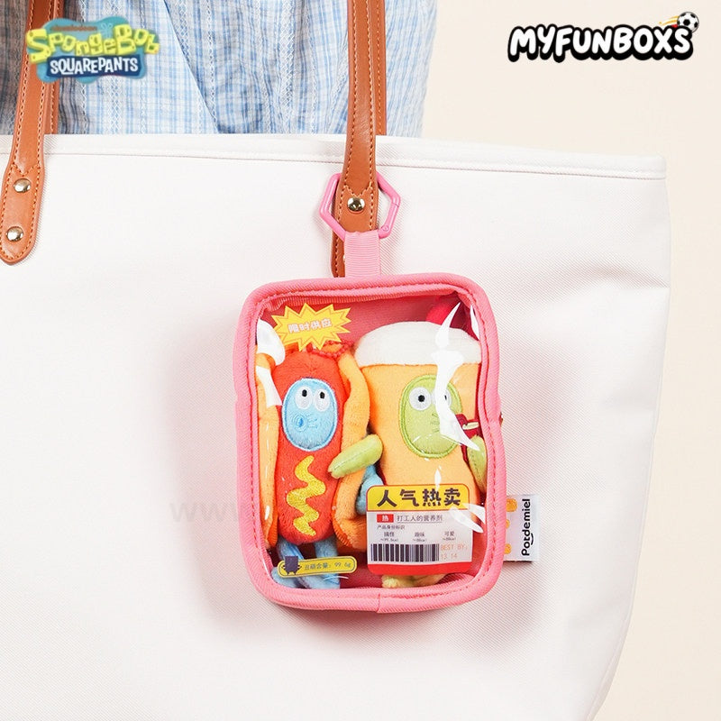 SpongeBob Bikini Bottom fish plush keychain coin purse