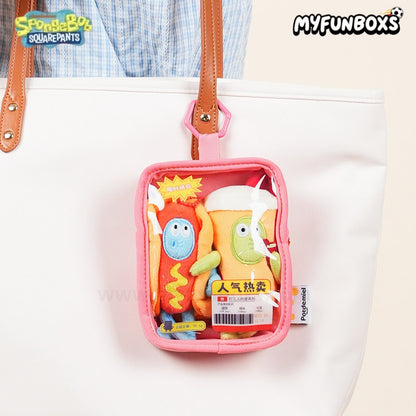 SpongeBob Bikini Bottom fish plush keychain coin purse