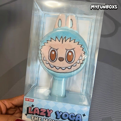 POP MART THE MONSTERS Labubu Lazy Yoga Series Plush Cushion Comb