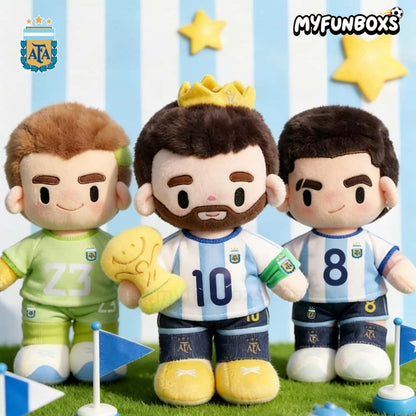 Argentina National Team Player Cartoon Plush Doll – 35cm