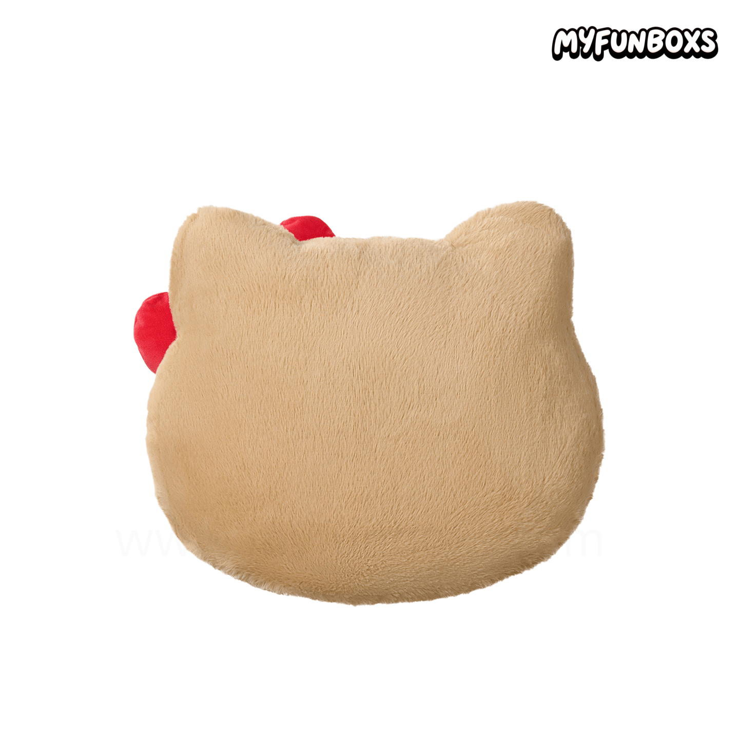 Sanrio Summer Black Skin 18-inch Hello Kitty head-shaped plush pillow