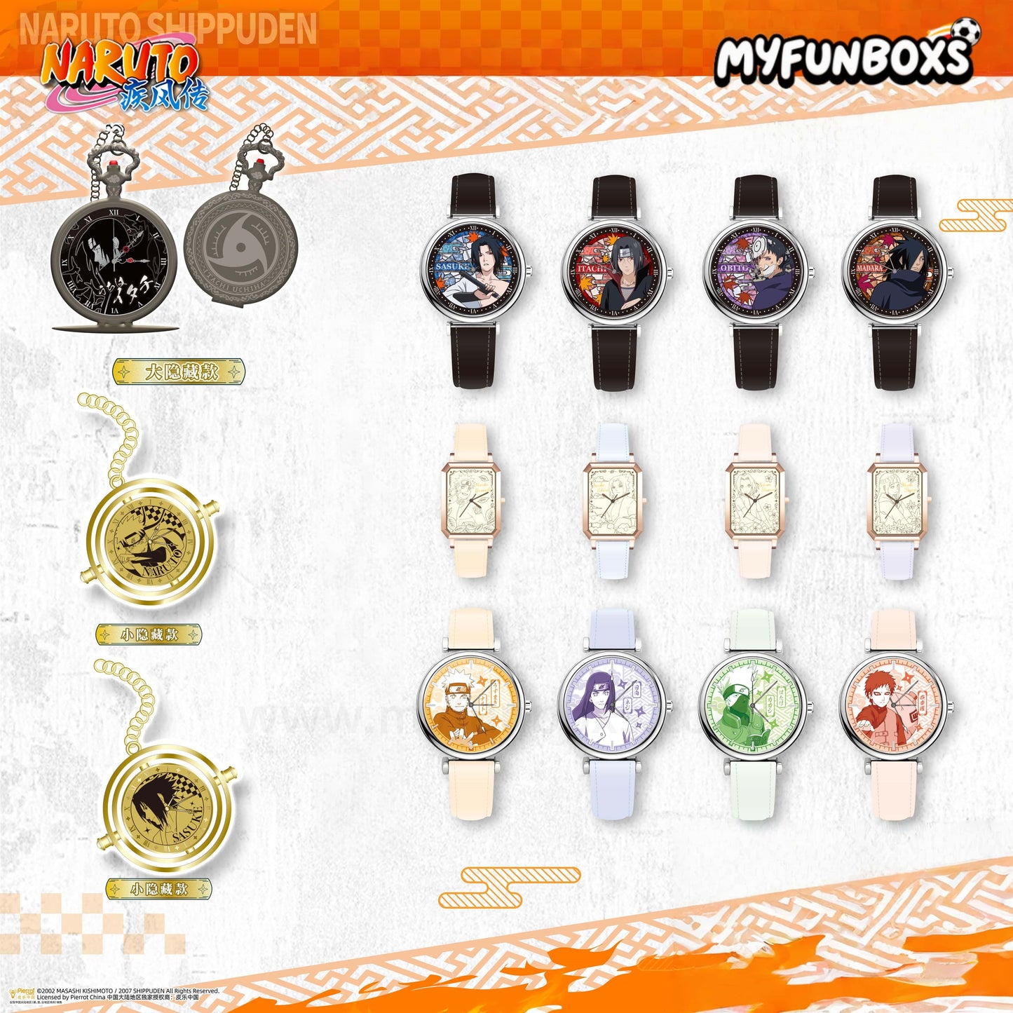 Naruto Shippuden Shinobi Way Watch Series 2 blind box