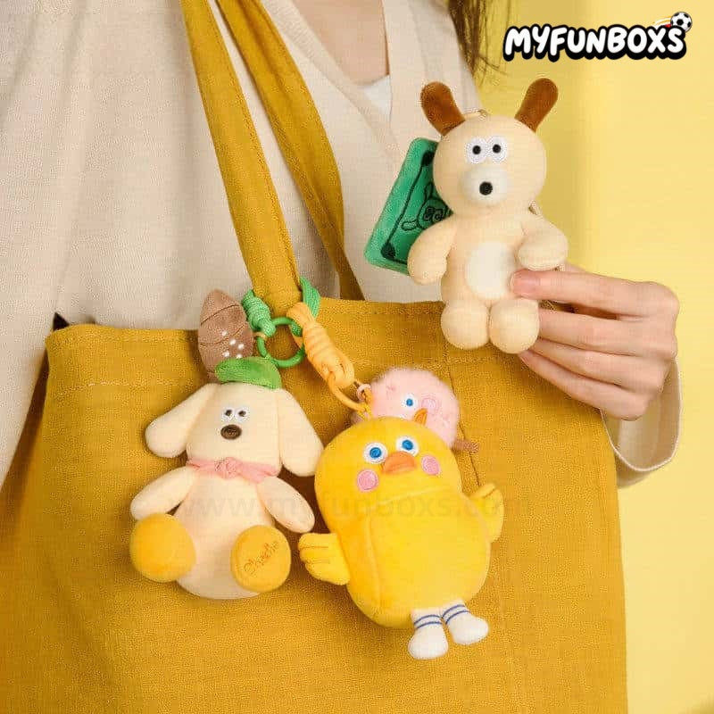Brunch Brother Cutenee in Town Series plush keychain blind box