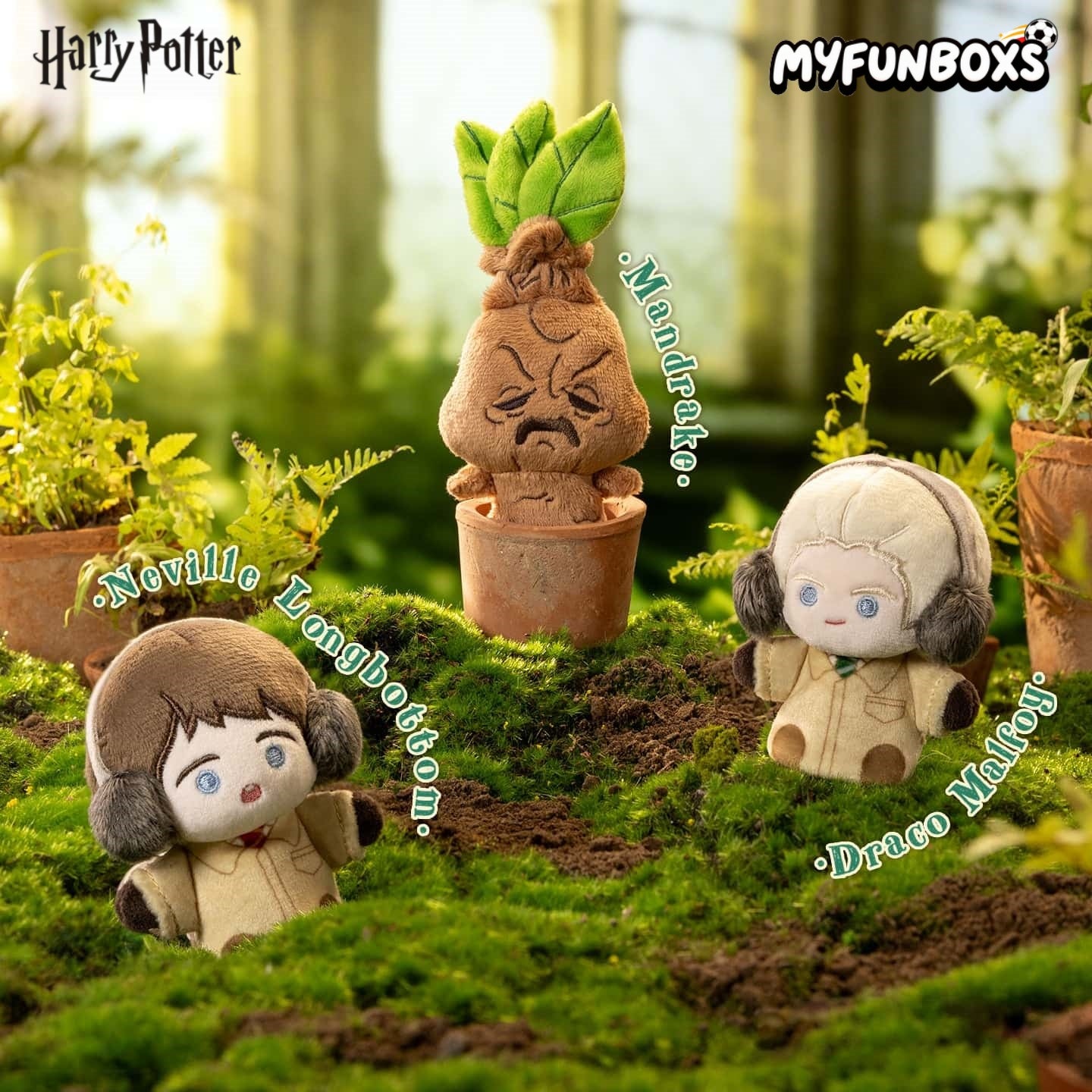 GONG Harry Potter Herbology Class Series finger plush blind box