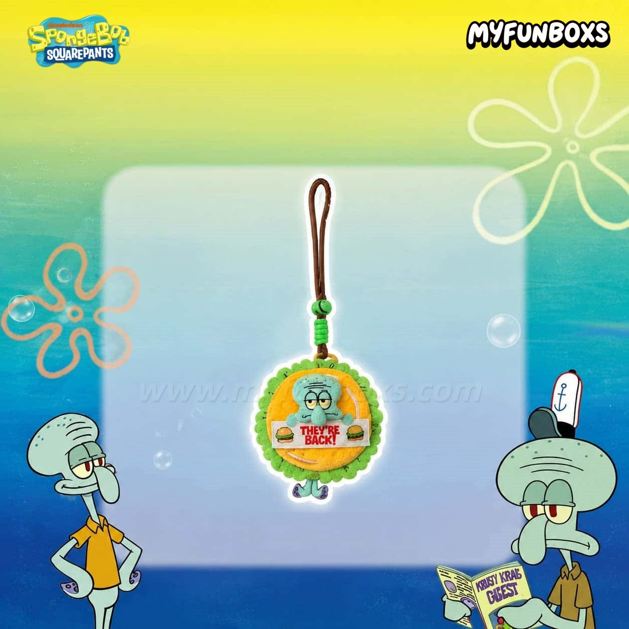 Squidward‘s Daily Life Series Coin Purse Keychain Blind Box（PRE-ORDER）