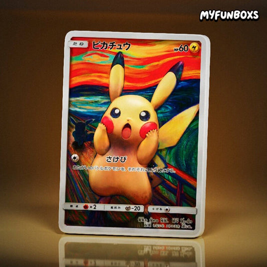 GEISHA Studio  Card Special Series No. 2 – "The Scream" Pikachu Art Card