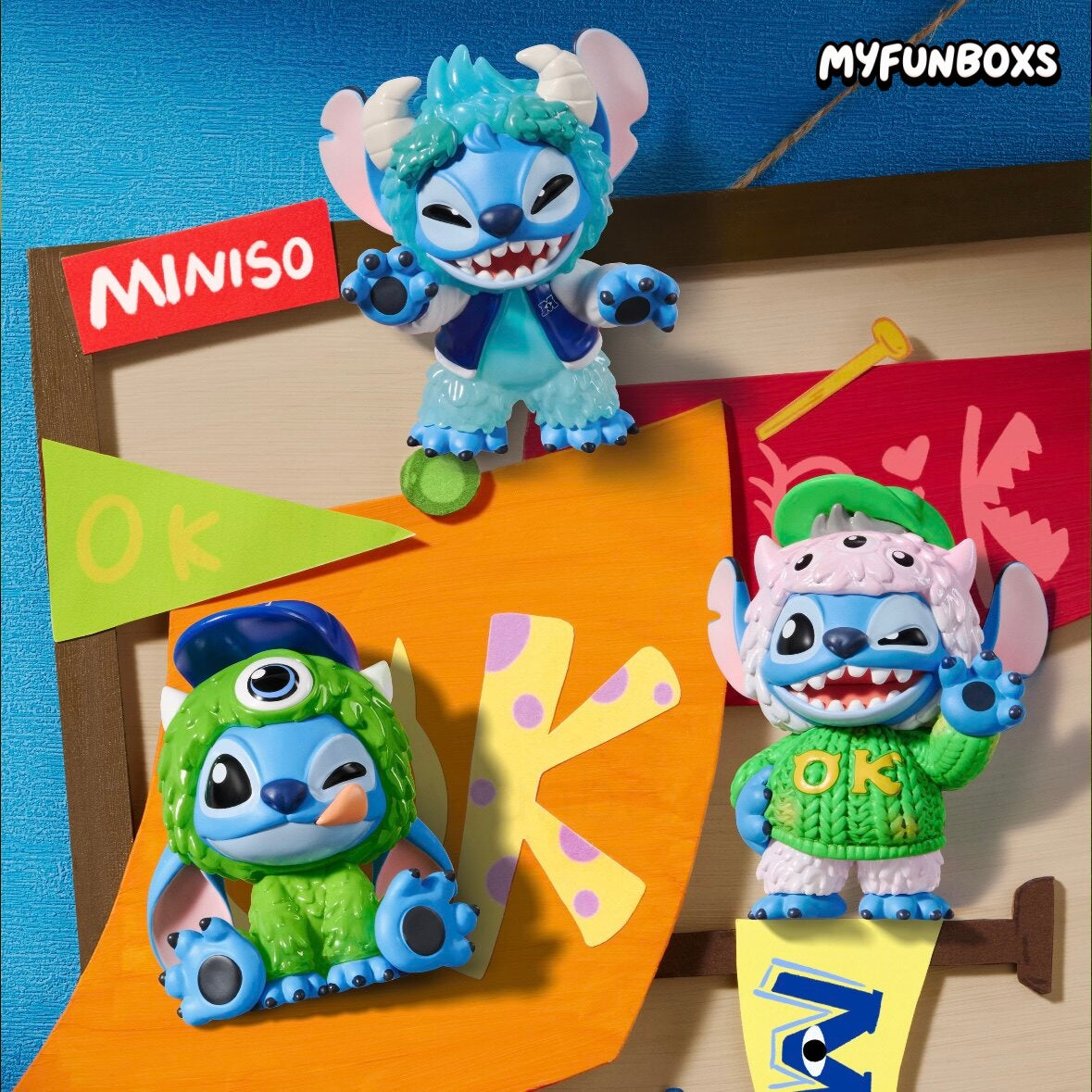 Disney Stitch Monsters University Series Figure Blind Box