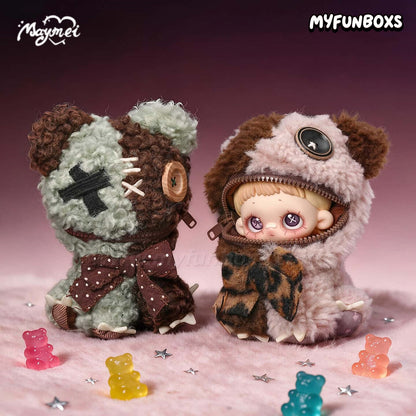 SUREFUN MayMei Tiny Bear Cookie Series vinyl plush keychain blind box