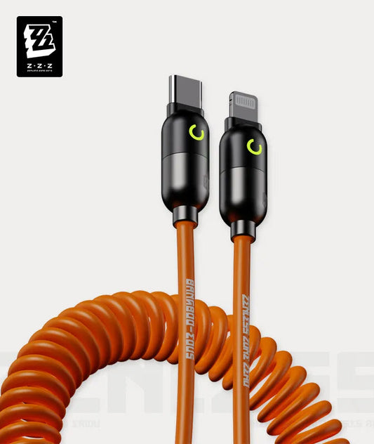 Zenless Zone Zero Bangboo Coiled Fast Charging Cable