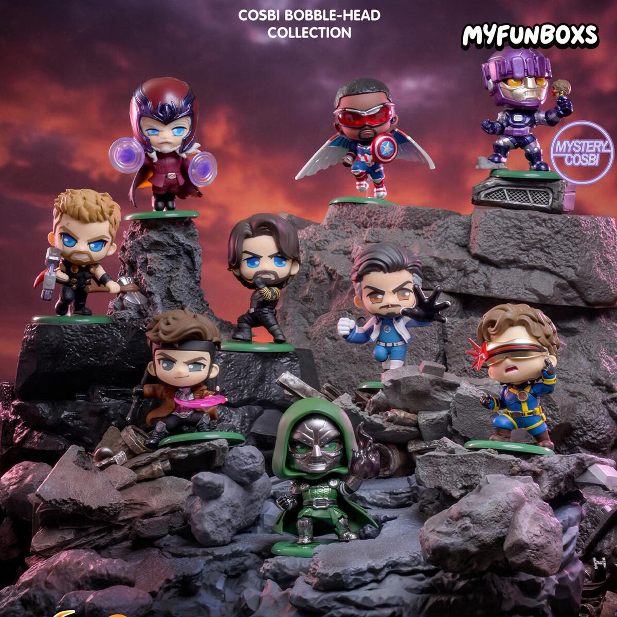 Hot Toys Avengers: Doomsday Cosbi Bobble-Head Series Figure Blind Box
