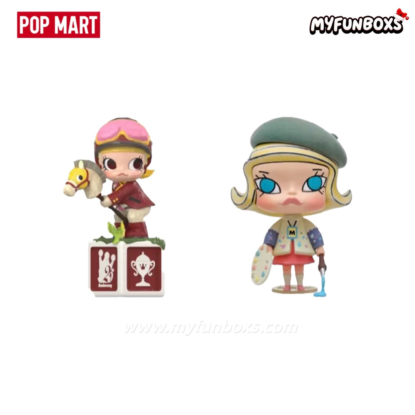 POP MART MOLLY 20th Anniversary Series Figure Collection