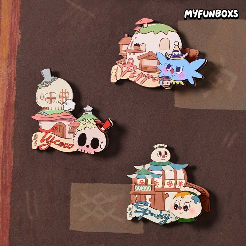 POP MART THE MONSTERS - Finding LABUBU Series Fridge Magnet Blind Box