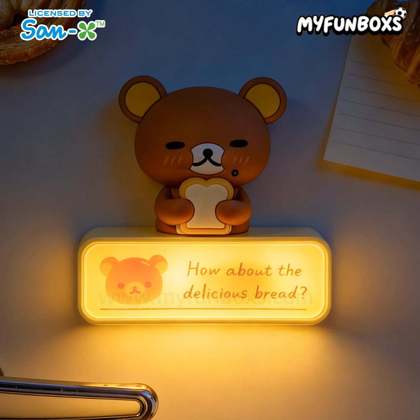 Rilakkuma Bread Series Light-up Fridge Magnet Blind Box