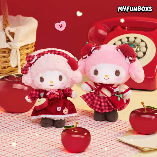 Sanrio Sweet Apple Design Series Plush Keychain